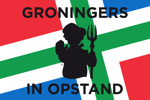 Bestel de actievlag Vlag Groningers in Opstand