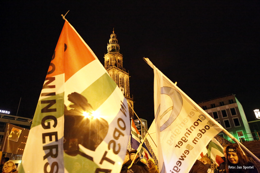 Fakkeloptocht gasbesluit Groningen
